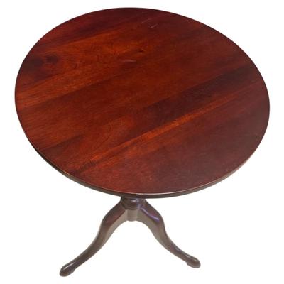 Monticello Birdcage Rotating Mahogany Candle Stand