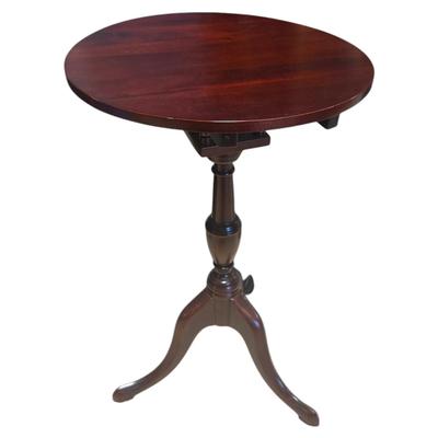 Monticello Birdcage Rotating Mahogany Candle Stand