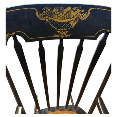 Vintage Hitchcock Wooden Stenciled Rocking Chair