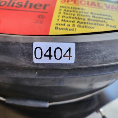 Craftsman 10 in Buffer Polisher w pads and Bucket