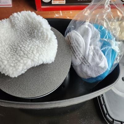 Craftsman 10 in Buffer Polisher w pads and Bucket