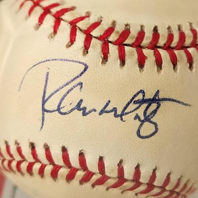 Ramon Martinez Dodgers OMLB Signed Autographed Baseball In Collectors Case