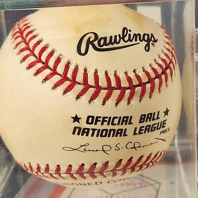Greg Swindell Twins OMLB Signed Autographed Baseball In Collectors Case