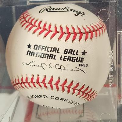 Rey Ordonez Mets OMLB Signed Autographed Baseball In Collectors Case
