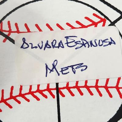 Alvara Espinosa Mets OMLB Signed Autographed Baseball In Collectors Case