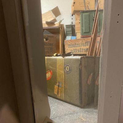 Large Vintage Decorative shelf with mirror