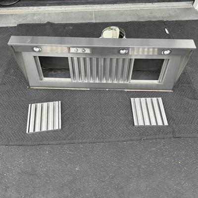 621 Wolf Model: 810212 Canopy Wall Mount Cartridge Stainless Exhaust Hood
