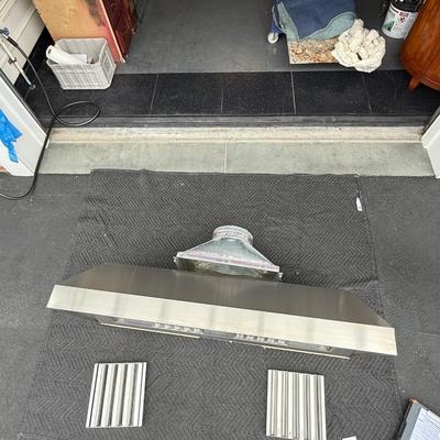 621 Wolf Model: 810212 Canopy Wall Mount Cartridge Stainless Exhaust Hood