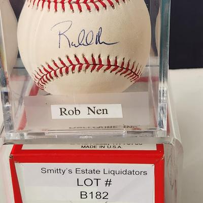 Robb Nen OMLB Signed Autographed Baseball In Collectors Case