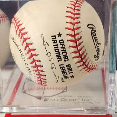 Kevin Tapani OMLB Signed Autographed Baseball In Collectors Case