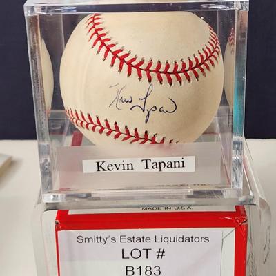 Kevin Tapani OMLB Signed Autographed Baseball In Collectors Case