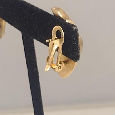14 Karat Yellow Gold Post Earrings- Approx 5.7 Grams (#20)