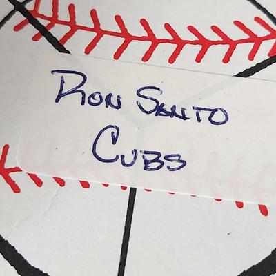 Ron Santo Cubs OMLB Signed Autographed Baseball In Collectors Case