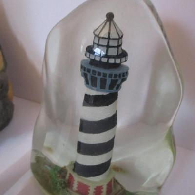 Resin & Acrylic Lighthouse Decor