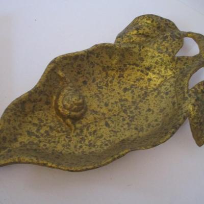 Union Trust Company Paperweight Pocket Change Dish Brass Decor
