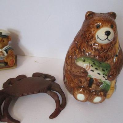 Cast Iron Ceramic Wood Home Decor