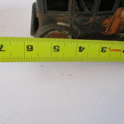 Kenton Cast Iron Double Decker Toy Cast Iron Yellow Cab Taxi