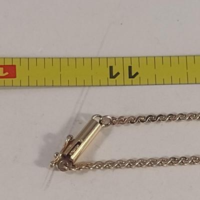 14 Karat Yellow Gold 22" Necklace- Approx Weight 6.2 Grams (#24)