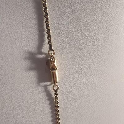14 Karat Yellow Gold 22" Necklace- Approx Weight 6.2 Grams (#24)