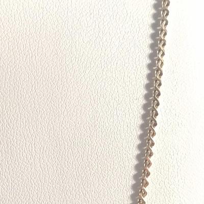 14 Karat Yellow Gold 22" Necklace- Approx Weight 6.2 Grams (#24)