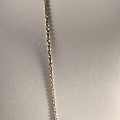 14 Karat Yellow Gold 22" Necklace- Approx Weight 6.2 Grams (#24)