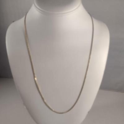 14 Karat Yellow Gold 22" Necklace- Approx Weight 6.2 Grams (#24)
