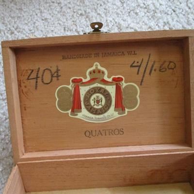 Vintage Wooden Cigar Boxes TE-AMO Joya de Nicaragu