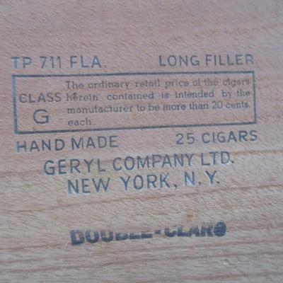 Vintage Wooden Cigar Boxes TE-AMO Joya de Nicaragu