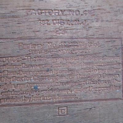 Vintage Wooden Cigar Boxes TE-AMO Joya de Nicaragu