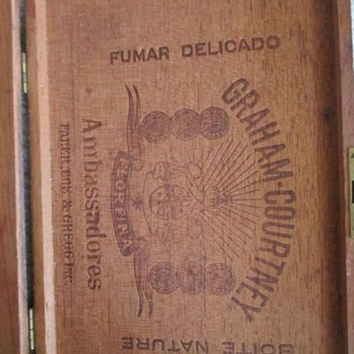 Vintage Wooden Cigar Boxes TE-AMO Joya de Nicaragu