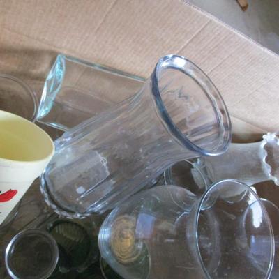 Assortment Of Glass Vases