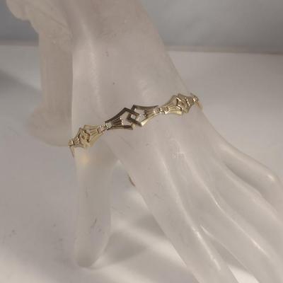 14 Karat Yellow Gold Bracelet- Approx Weight 10.9 Grams (#27)