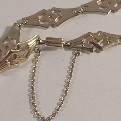 14 Karat Yellow Gold Bracelet- Approx Weight 10.9 Grams (#27)