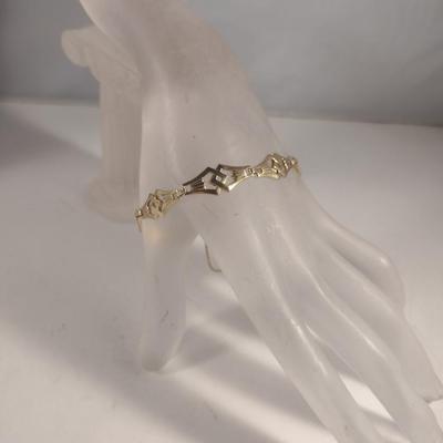 14 Karat Yellow Gold Bracelet- Approx Weight 10.9 Grams (#27)