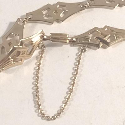 14 Karat Yellow Gold Bracelet- Approx Weight 10.9 Grams (#27)