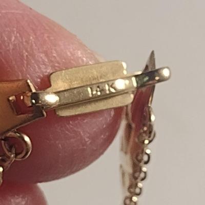14 Karat Yellow Gold Bracelet- Approx Weight 10.9 Grams (#27)