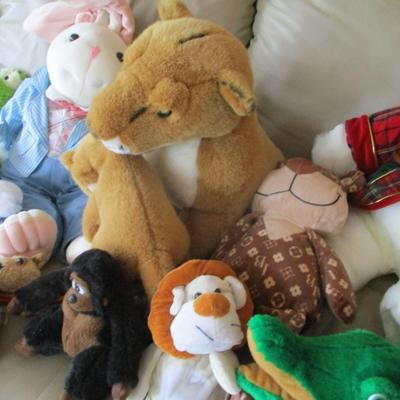 Assortment Of Plush Animals Choice 1