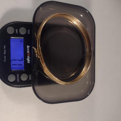 10 Karat Yellow Gold Bangle Bracelet- Approx Weight 7.1 Grams (#28)