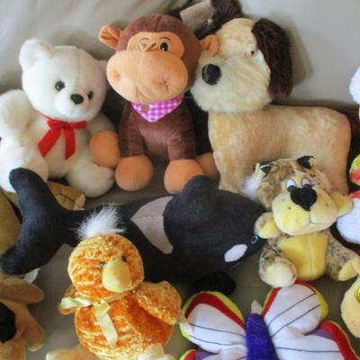Assortment Of Plush Animals Choice 2