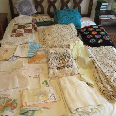Mostly Hand Made Blankets & Linen Choice 1