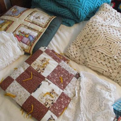 Mostly Hand Made Blankets & Linen Choice 1