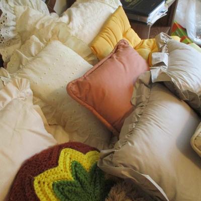 Assortment Of Throw Pillows