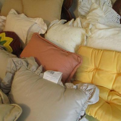 Assortment Of Throw Pillows