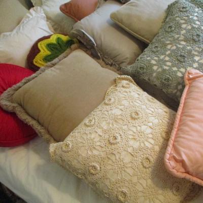 Assortment Of Throw Pillows