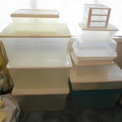 Various Sizes Of Bins