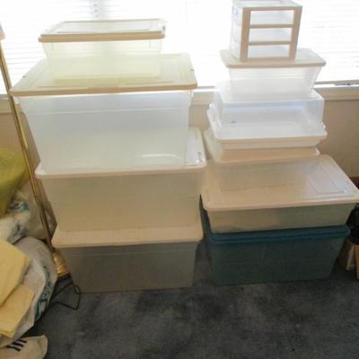 Various Sizes Of Bins