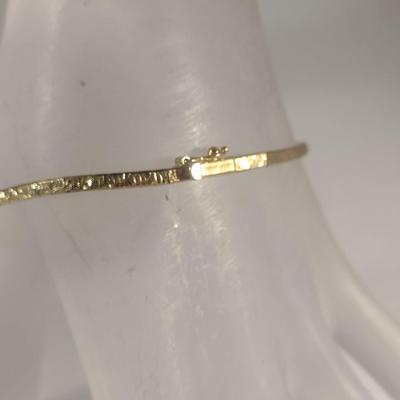 18 Karat Yellow Gold Bracelet- Approx Weight 6.6 Grams (#29)