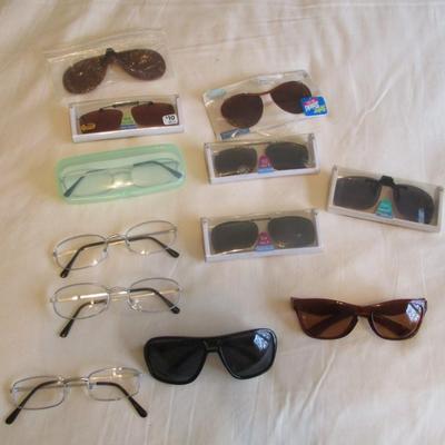Assortment Of Glasses & Clip Ons