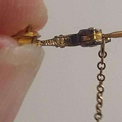 Order of the Eastern Star Pin- 10 Karat Yellow Gold and Enamel (#39)