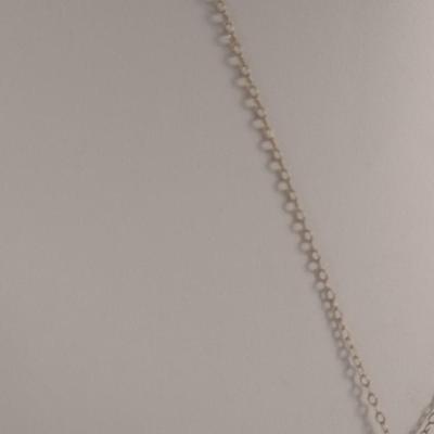 9 Karat Yellow Gold Cross Pendant with 15" Necklace- Approx Total Weight 1.3 Grams (#41)